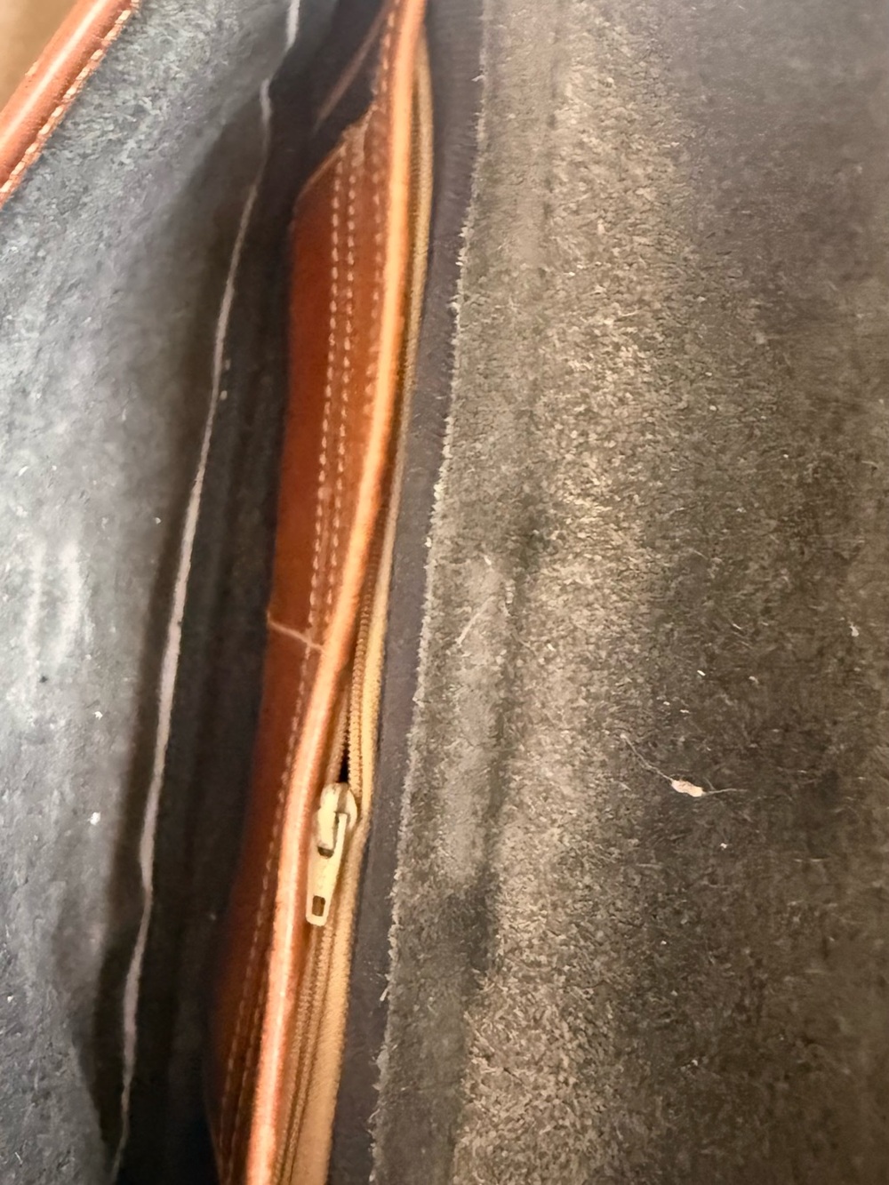 Dooney & Bourke Black with Brown Trim Pebbled Leather Crossbody Bag - Picture 11 of 11